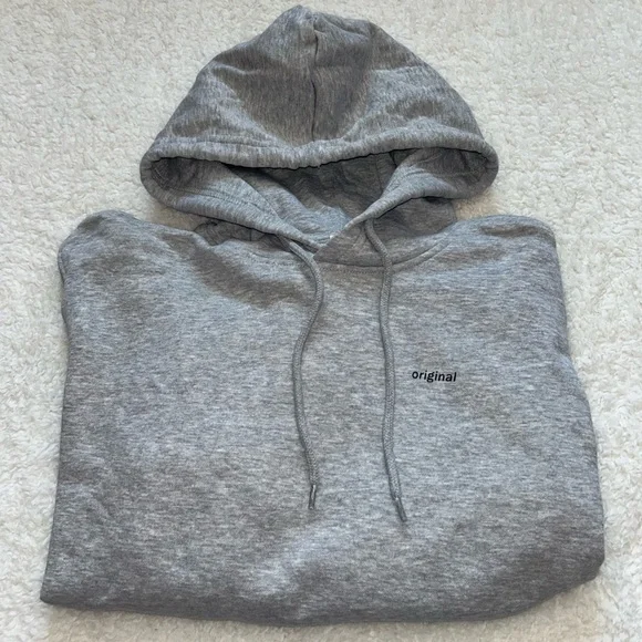 H&M Divided Original Hoodie Medium Grey NWOT - Picture 1 of 4